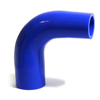 SAAS 90Deg 4 Ply Silicone Reducer 38mm x 51mm Blue