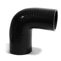 SAAS 90Deg 4 Ply Silicone Reducer 63mm x 76mm Black