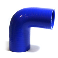 SAAS 90Deg 4 Ply Silicone Reducer 70mm x 76mm Blue