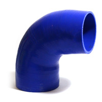 SAAS 90Deg 4 Ply Silicone Reducer 95mm x 102mm Blue