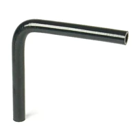 Genuine SAAS Silicone Heater Hose 90 Deg 16mm (5/8") ID x 200mm Legs Black