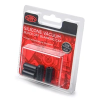 Genuine SAAS Silicone Vacuum Blanking Cap 3mm (1/8") Pack 4