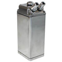 Genuine SAAS ST1011 600cc Baffled Oil Catch Can Tank Alloy Billet Alloy Hose Fitt/ Mount