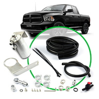 SAAS ST8101-1015 Alloy Billet Oil Catch Tank w/Fittings Full Kit for RAM 1500 5.7L Hemi 2015 - On