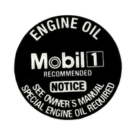 Genuine HSV Decal Oil Cap (Mobil Oils) Engine Bay for VT VX VU VY VZ VE E2 E3 VF GENF GENF2