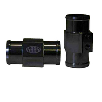 Genuine SAAS SWTA40B Water Temperature Gauge Sender Adaptor Black 40mm for 1/8 NPT
