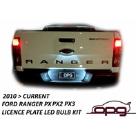 Autotecnica LED Licence Registration Plate Lamp Bulbs for Ford Ranger PX PX2 PX3 2012 > 2020