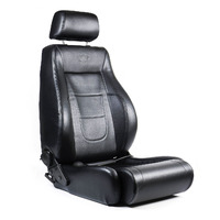 SAAS TRAX 4X4 Seat Black PU ADR Compliant