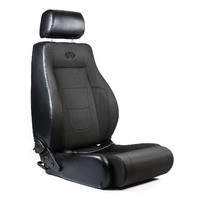 SAAS TRAX 4X4 Seat Black Cloth / PU ADR Compliant