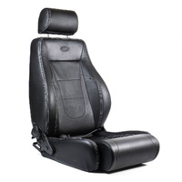 SAAS TRAX 4X4 Seat Premium Black Leather ADR Compliant