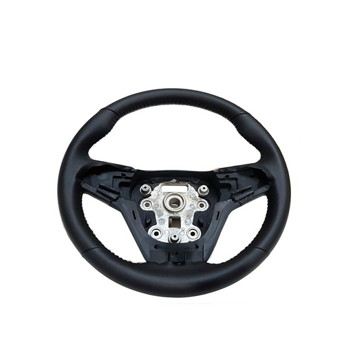 Genuine Holden Leather Sports Factory Steering Wheel for VF Holden Evoke SV6 SS SSV VF & VF2 SS Chevrolet Black With Black Stitch