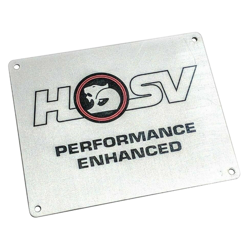 Genuine HSV / Holden Badge Engine Tag / Plate / Badge "HSV" fits VN VP VR VS VT VX VY VZ Engine