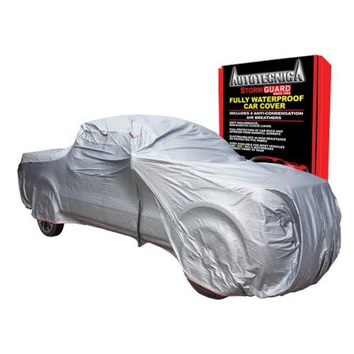 Autotecnica Car Cover Stormguard Waterproof Non Scratch XXLarge fits 4WD & Twin Cab up to 6.2m