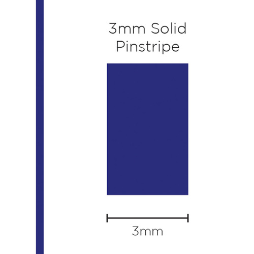 Genuine SAAS Pinstripe Solid Dark Blue 3mm x 10mt