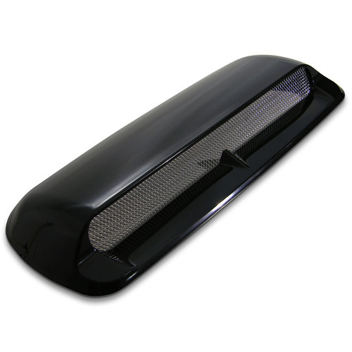 Genuine SAAS 119603 - Air Flow Scoop Bonnet Hood Forward Style Black - Universal ABS Plastic