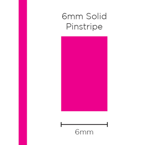 Genuine SAAS Pinstripe Solid Pink 6mm x 10mt