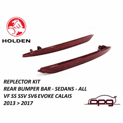 Genuine Holden Bumper Bar Reflectors for Holden VF SS SSV SV6 Evoke Calais Series 1 & 2 2013>2017 