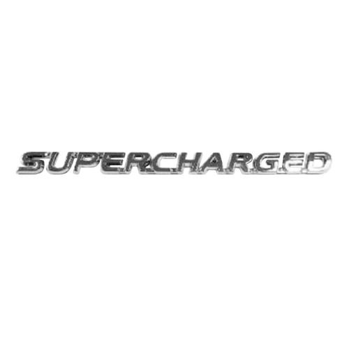 Genuine Holden Badge "Supercharged" for Holden Ford 14.6cm X 10mm