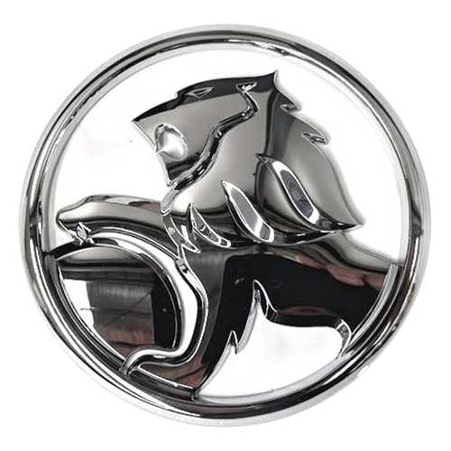 Genuine Holden Chrome Badge "Lion" for Holden VY VZ Boot / Decklid / Trunk - With Locating Pins