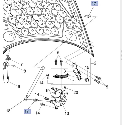 Genuine Holden Ball Stud Kit For Bonnet Hood Strut All Model VF HSV And Holden Series 1 / 2 > 2017