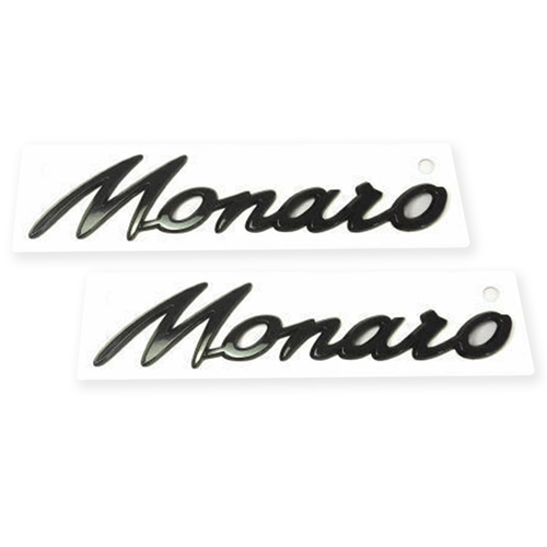 Genuine Holden Badge for "Monaro" V2 VY VZ 1/4 Panel Gloss Black Pair