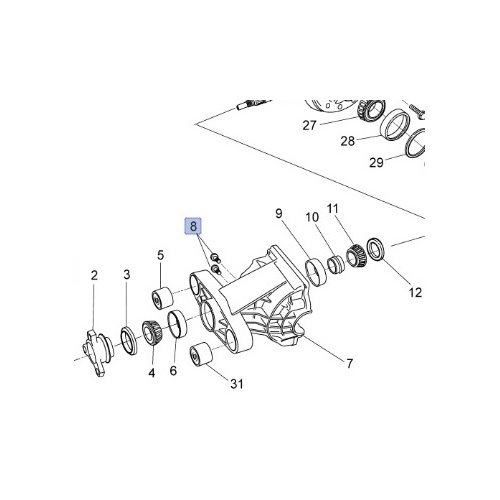 Genuine Holden & HSV Diff Differential Drain and Fill Plug for VF WN Commodore / HSV V6 V8 All