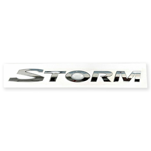 Genuine Holden Badge "Storm" Rear 1/4 Panel for VE VF SSV SS SV6 Ute Sedan Wagon - One Only