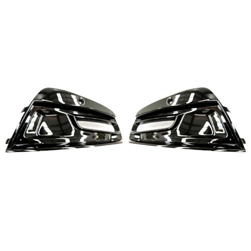 Genuine Holden Bumper Bar DRL Lamp & Black Unpainted Housings Kit for VF SV6 & SS Series 1 to Aug 2015 - Pair