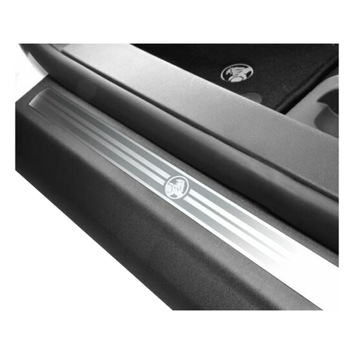 Genuine GM Holden Scuff Sill Plates with Lion Emblem F&R for VE VF VF2 Commodore Sedan 