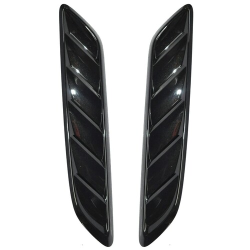 Genuine Holden Bonnet Vents / Scoop Gloss Black Phantom VF2 HSV GenF GenF2 SS SSV - Pair Left & Right