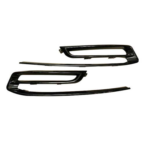 Genuine Holden DRL Fog Lamp Blackout Unpainted - Gloss Black for VF SS Chevrolet & Holden SS-V & SV6 Storm Pair - Series 1 Only Up to Aug 2015