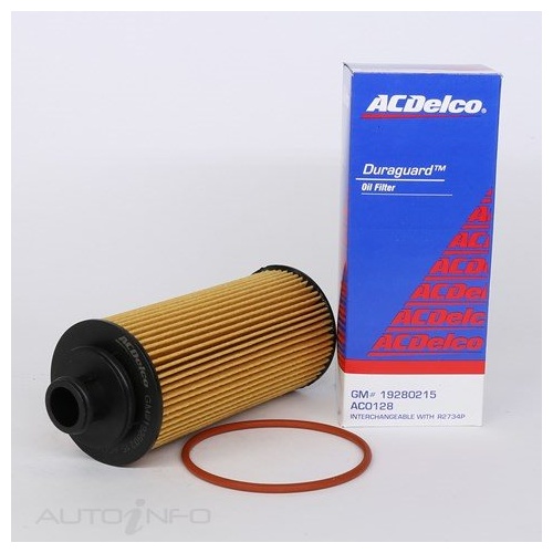 Genuine AC Delco Oil Filter AC0128 (GM-19280215) For Holden RG Colorado 2012-2020