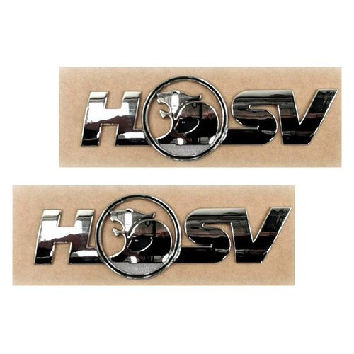 Genuine Holden HSV Badge Fender / Guard "HSV" for VE E1 E2 E3 E Series Clubsport Chrome (2)