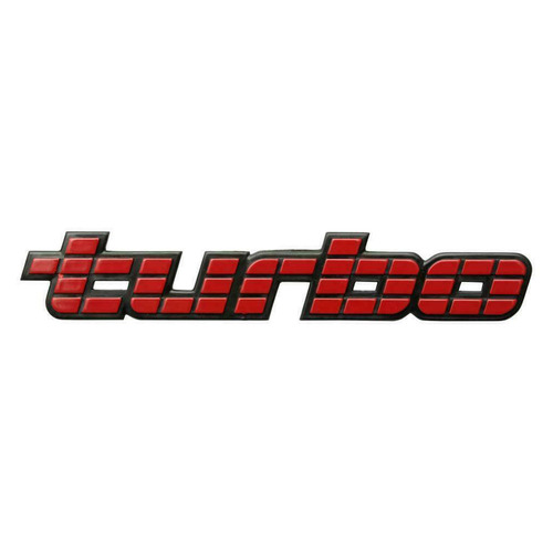 Genuine Rare Spares Badge "Turbo" Bootlid for VL Commodore BT1 Calais Berlina Executive (1)