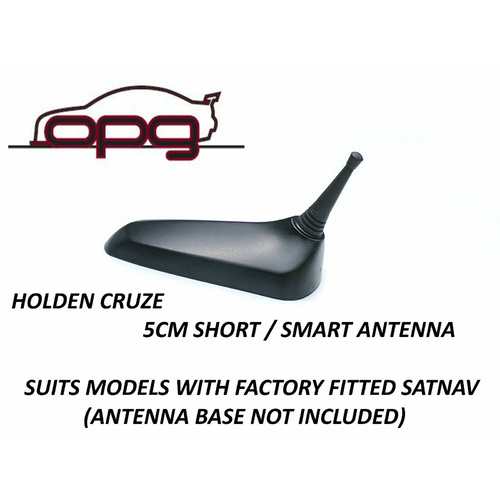 Short Antenna / Aerial Only Stubby Bee Sting for Holden Cruze CD 2013 On Satnav Models 5cm - Antenna Base NOT included