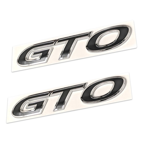 Genuine Holden HSV Badge "GT0" for VY GT0 Coup'e Coupe 2002 2003 2004 2005 2006 Side Badges -2 Badges - Dark Grey with Chrome Rim