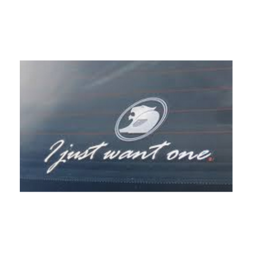 Genuine HSV "I Just Want One" Sticker Rear Window for VF GEN-F GEN-F2 E08-970309