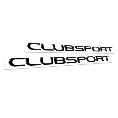 Genuine Holden HSV Decal Badge for VE E1 E2 E3 "Clubsport" Side Skirts Gloss Black - Pair