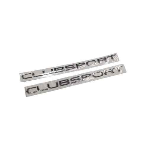 Genuine Holden HSV Holden / Decal Badge for VF GEN-F GENF2 "Clubsport" Rear Doors / Side Chrome Pair