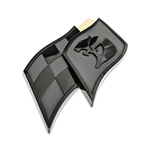 Genuine Holden HSV Badge Flag for VE E1 E2 E3 Clubsport R8 Maloo GTS Gloss Black Edition