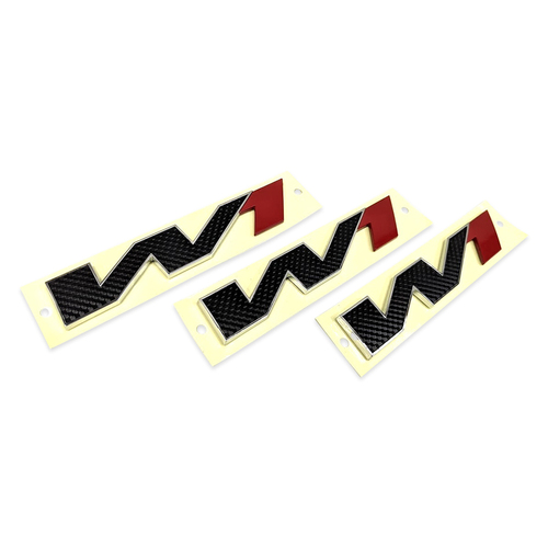 Genuine HSV Badge for HSV VF GEN-F2 "W1" Red Black GENF2 GTSR W1 Fenders & Bootlid  - 3 Badges