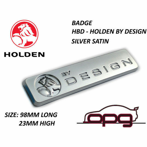 Genuine Holden By Design Badge HBD Emblem for V2 VY VZ Monaro