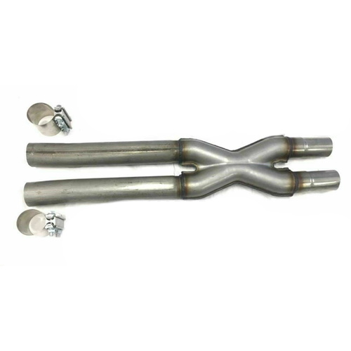 Autotecnica Made for 2015-2021 Mustang GT 5.0 Exhaust Resonator Delete X-Pipe (Fits: Mustang GT V8)