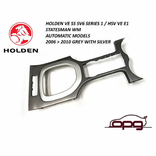 Genuine Holden Centre Console Trim Top Grey Silver for VE E1 HSV SS SV6 S1 WM States