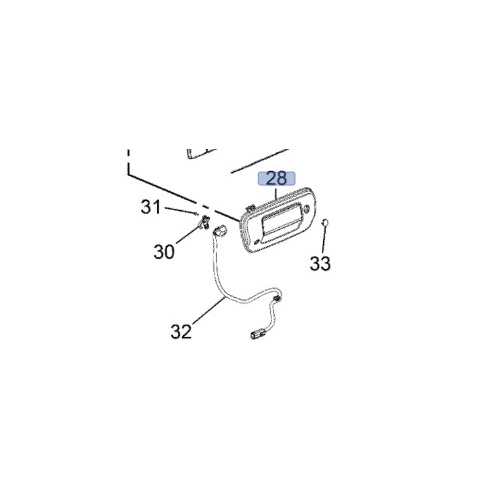 Genuine Holden Handle Assy Tailgate W/Camera for Holden Colorado Ute RG 2012 > 2020