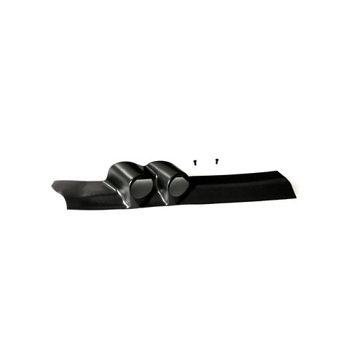 Autotecnica Dual Pillar Pod Black Gauge (Holds 52mm / 2" Gauges) Holder Mount for Nissan GQ Patrol Y60 1987-1997