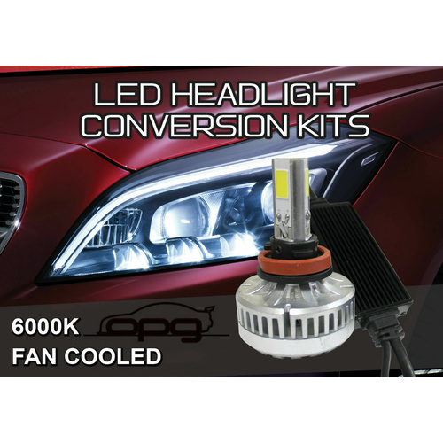 Autotecnica Led 6000k 30/40 Watt Hi/Low Beam Kit for Commodore VX VU All VY VZ See Description