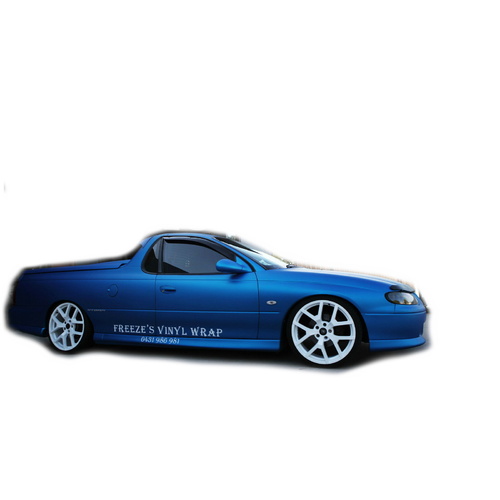 HIC Slimline Weathershield Weather Shield Kit Front for All Model Holden & HSV VT VX VU VY VZ Ute Sedan or Wagon Dark Tinted Plastic