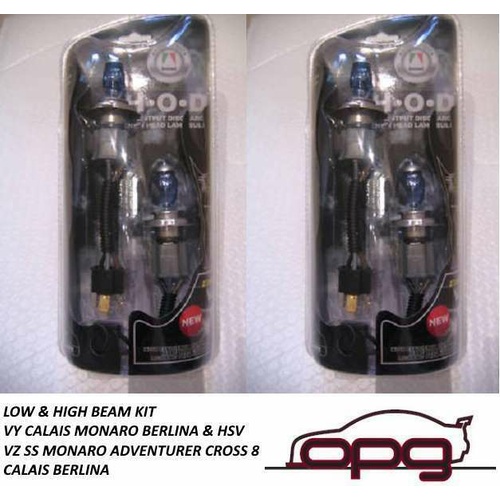 Autotecnica Xenon Hod 5500k H11 H9 Bulbs for D1873:D188055w V2 VY VZ Monaro & VY VZ Berlina Calais VZ SS