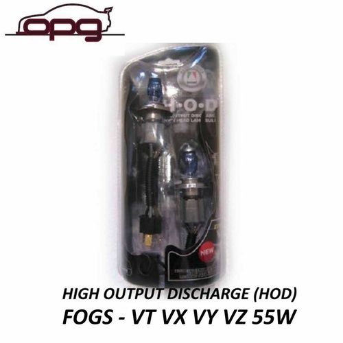 Autotecnica Xenon Hod 5500k H3 Bulbs for Commodore VT VX VY VZ Fog 55w